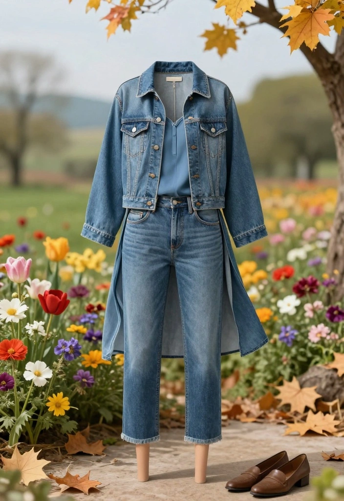18 Jeans And Denim Outfit Ideas To Dress To Impress For Women - 18. Seasonal Denim Styles 1