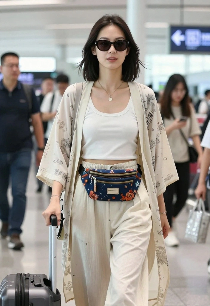 12 Fanny Pack Outfit Ideas for Women That Look Styled Not Practical - 10. Trendy Travel Look 1