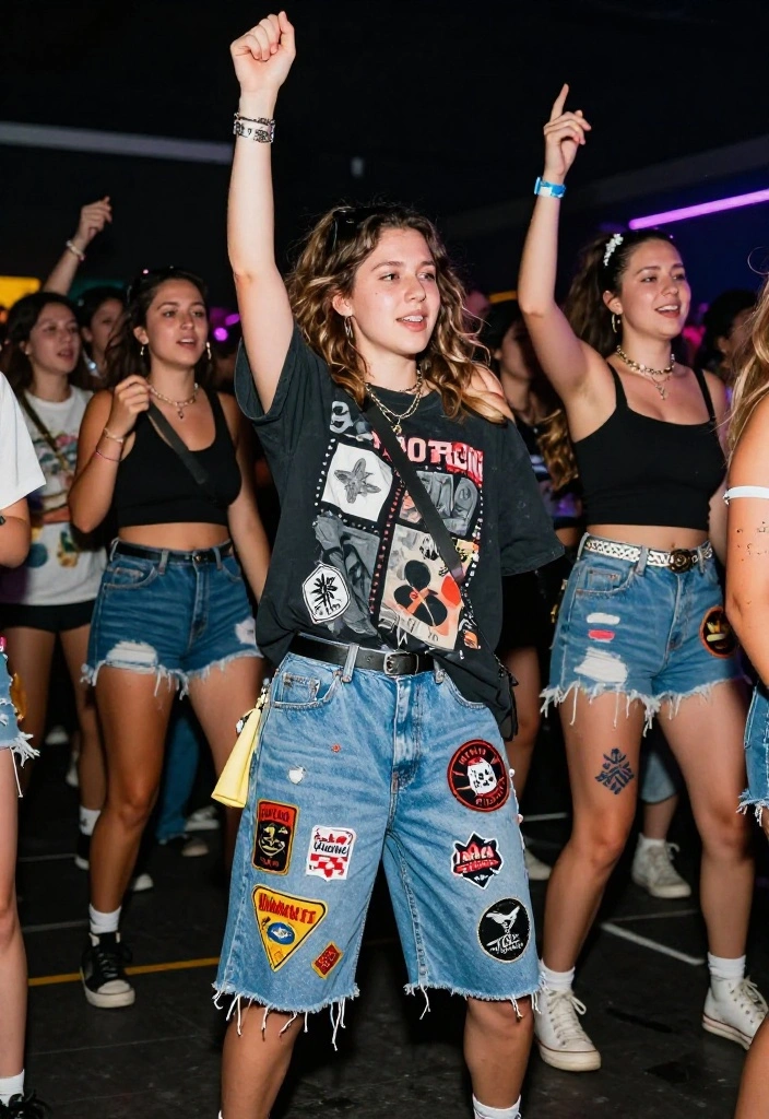 12 Green Day Concert Outfit Ideas for Women That Survive the Pit - 12. Customizable Outfits with DIY Elements 1