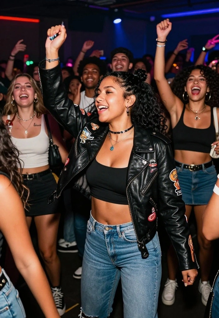 12 Green Day Concert Outfit Ideas for Women That Survive the Pit - 4. Sustainable Leather Jackets 1