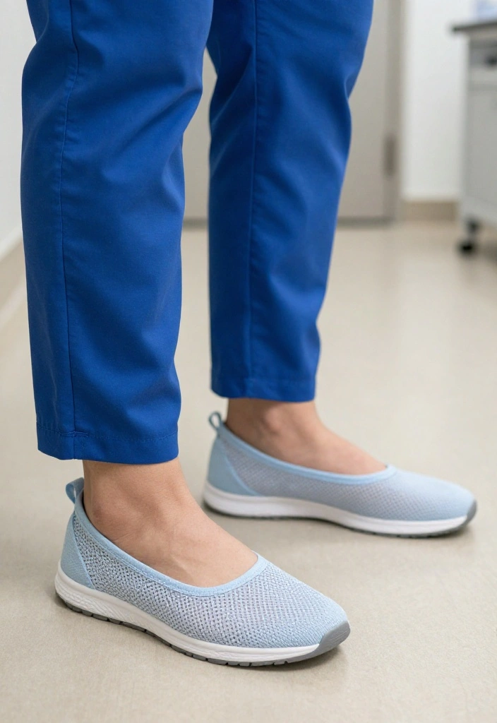 12 Medical Scrubs Outfits for Women That Look Intentional Even After a 12-Hour Shift - 6. Functional yet Fashionable Footwear 1