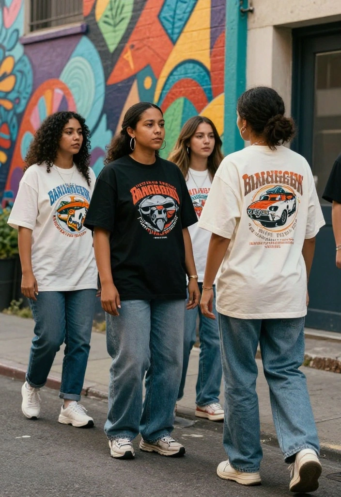 12 Women Outfit Ideas 90s Style That Don't Look Like a Costume - 1. Oversized Tees and Baggy Jeans 1