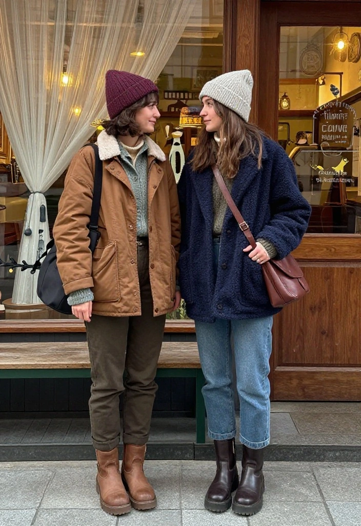 12 Women Outfit Ideas 90s Style That Don't Look Like a Costume - 11. Layered Outfits with Sturdy Boots 1