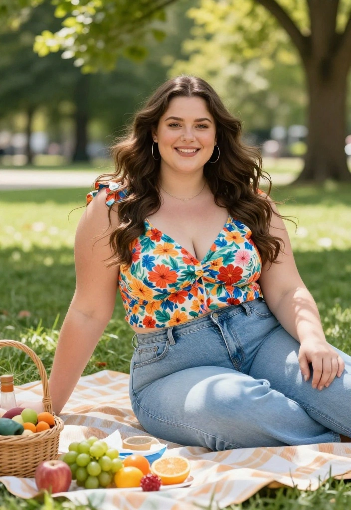 14 Babydoll Top Outfit Inspirations That Balance the Volume - 1. Effortlessly Chic with Denim Jeans 1