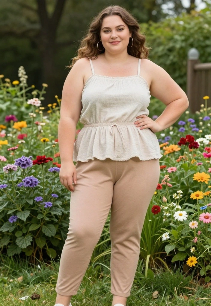 14 Babydoll Top Outfit Inspirations That Balance the Volume - 14. Comfortable yet Stylish with Jumpsuits 1