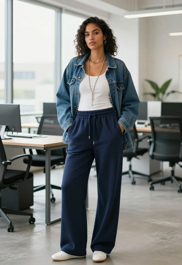 14 Baggy Sweatpants Outfit Ideas That Don't Look Too Casual - 5. Layered Looks: The Power of Versatility 1
