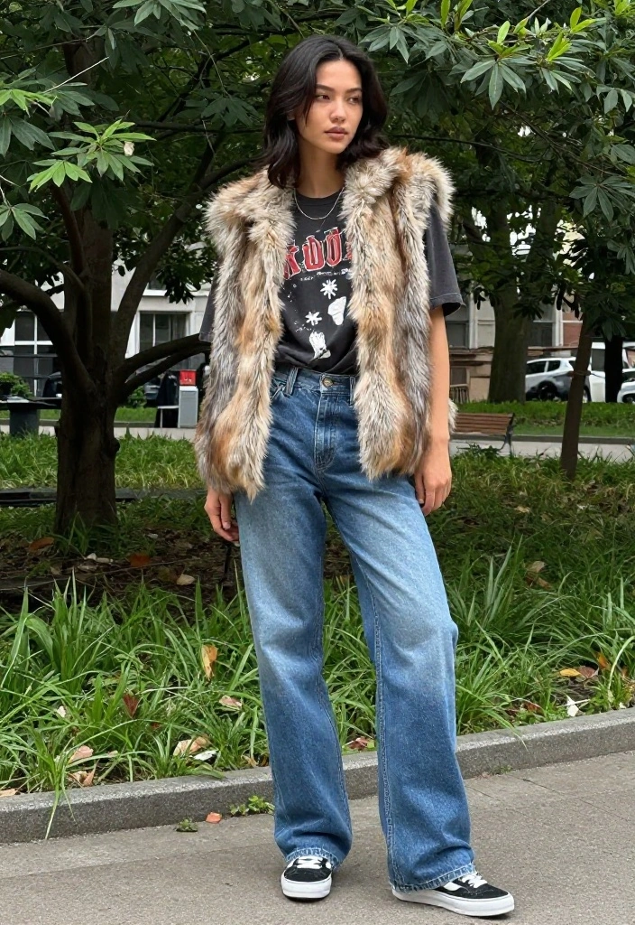 14 Ksubi Jeans Outfit Ideas for Women That Lean Into the Grunge - 9. Layered Textures 1