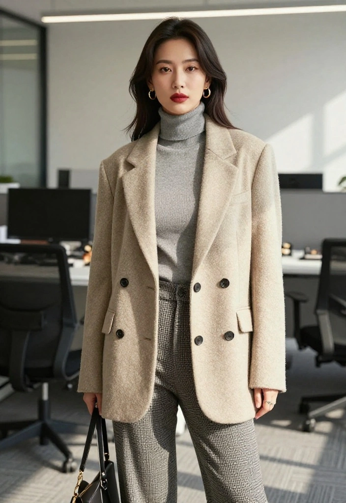 14 Women Blazer Outfit Ideas That Work for Office and Dinner - 7. The Oversized Blazer Trend 1