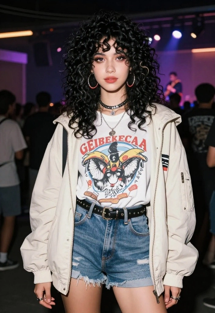 15 Emo Concert Outfit Ideas for Women That Look Authentic Not Costume - 12. Retro Emo Band Merchandise 1