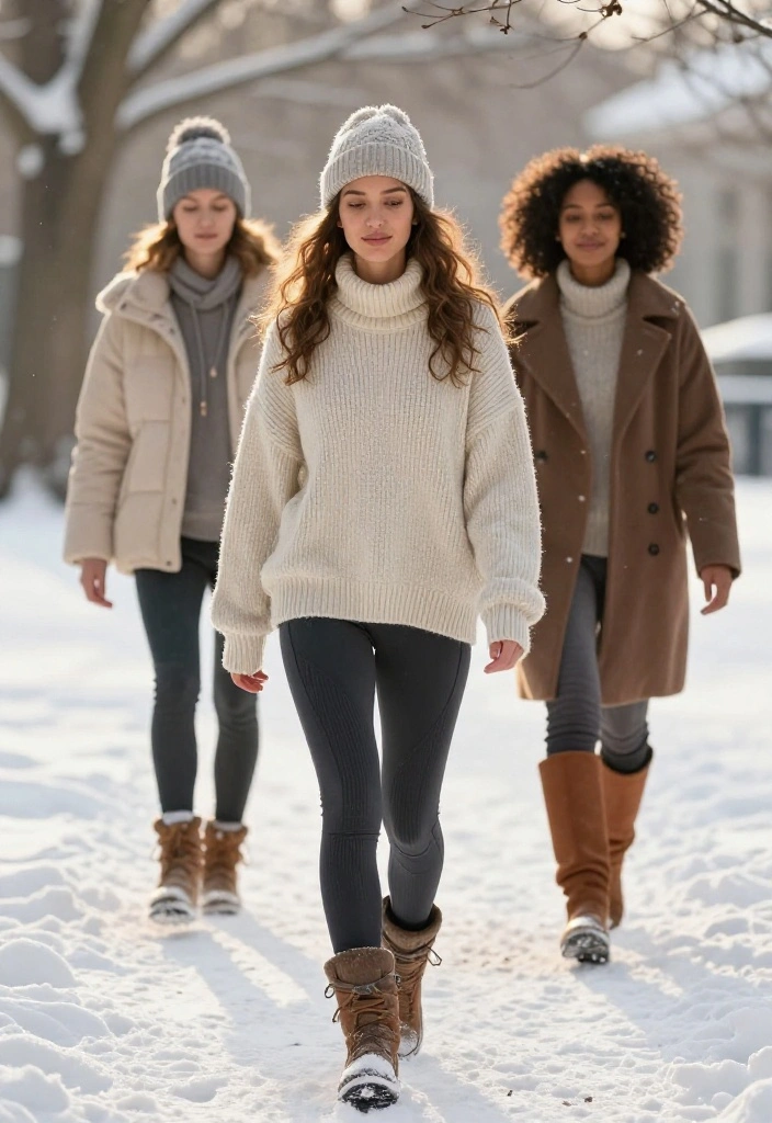 15 Lululemon Dance Studio Pants Outfit Ideas for Women Beyond the Gym - 13. Creative Layering for Winter 1