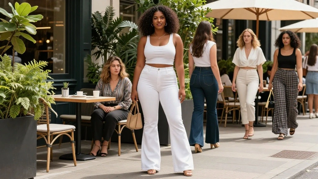 15 White Flare Pants Outfit Ideas for Women That Elongate Legs