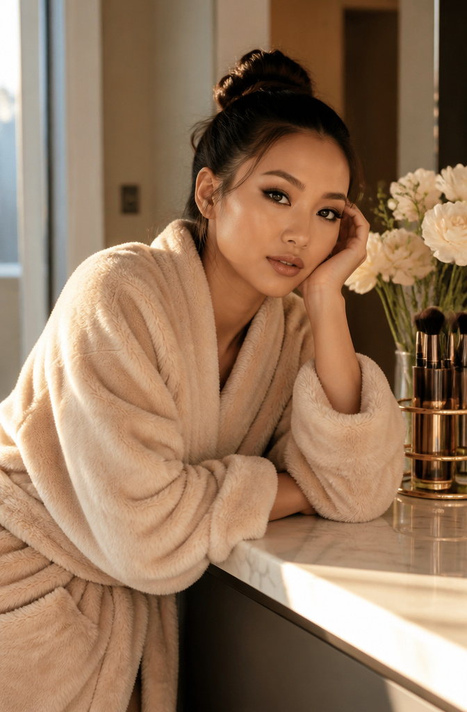 12 Hooded Eyes Makeup Styles That Keep Color Visible 12 Model's eyes with softly smoked eyeliner on the lower lashes.