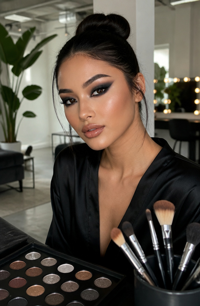20 Dark Eye Makeup Styles to Try in 2026 16 V-Shaped Smoky Eye