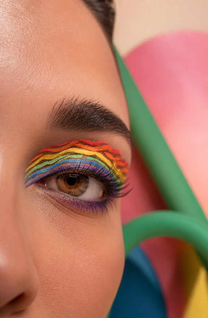 Rainbow Zebra Stripes