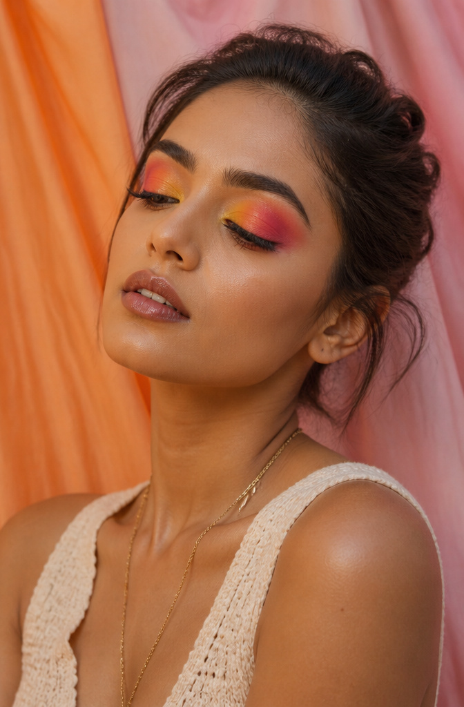Sunset Eye Makeup