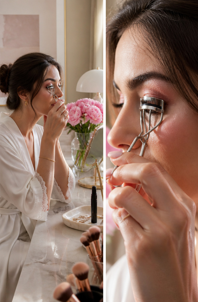 7 Steps: Pink Eyeshadow Tutorial for Soft to Smoky Looks (2026) 8 Photograph demonstrating steps to enhance lashes after eyeshadow application.