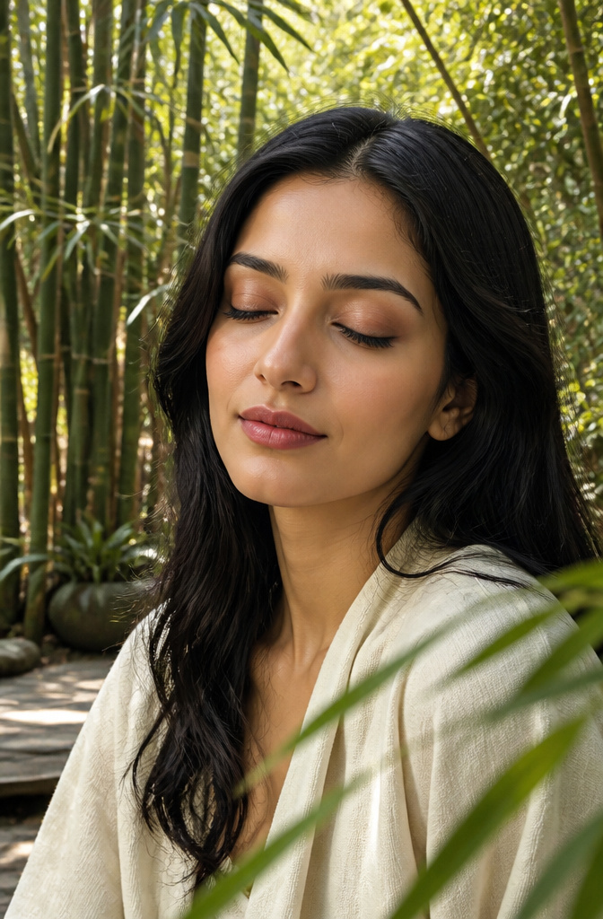 11 Fun Makeup Ideas for Brown Eyes in 2026 10 Model with nude and soft taupe eyeshadow.