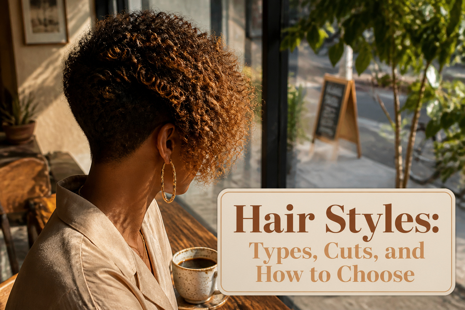 Various hair styles including short, long, and medium cuts displayed together.